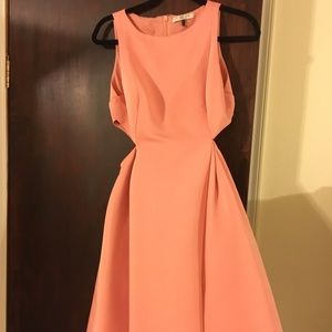 Pink Halston dress